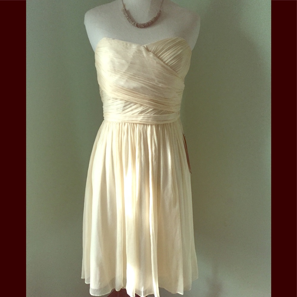 J. Crew Chiffon Bridesmaid Dress NWT
